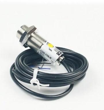 Cylindrical Photoelectric Sensor NPN/PNP Range 0-110mm Diffuse Reflection Output 1 Rotation Amoun CDD-11
