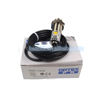 Cylindrical Photoelectric Sensor NPN/PNP Range 0-110mm Diffuse Reflection Output 1 Rotation Amoun CDD-11